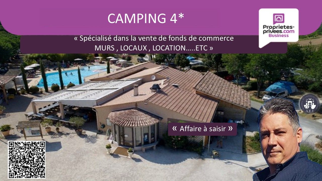 AUBENAS OPPORTUNITÉ INVESTISSEUR  - CAMPING 4* - SUD RHÔNE - MURS & FONDS 4