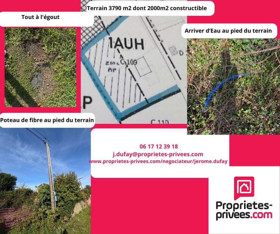 SAINT-LEGER A vendre Terrain en exclusivité 3790m² dont 2000m2  constructible  Saint-Léger-en-Charnie (53480) 3