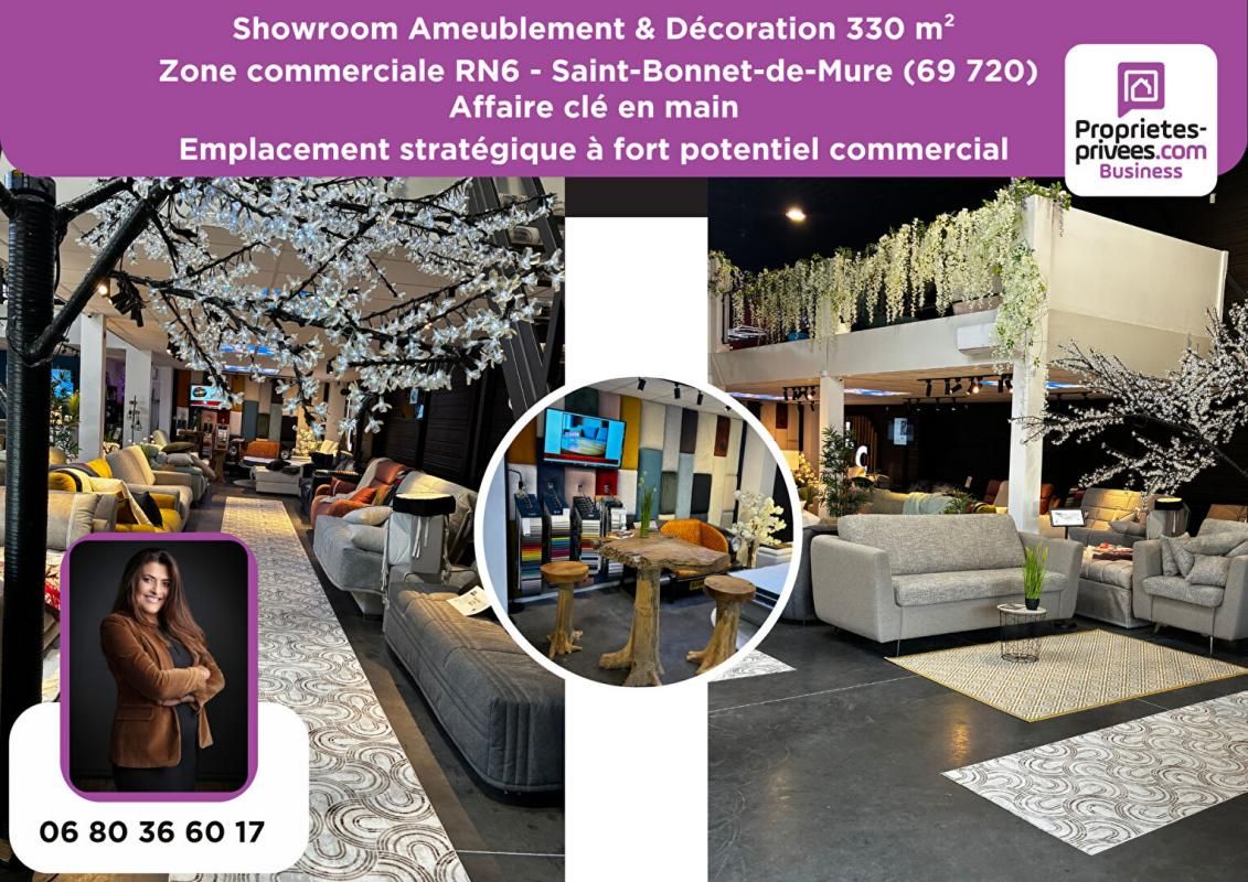 SAINT-BONNET-DE-MURE SAINT BONNET DE MURE - Ameublement & Décoration CLÉ EN MAIN, Axe Zone commerciale RN6 2