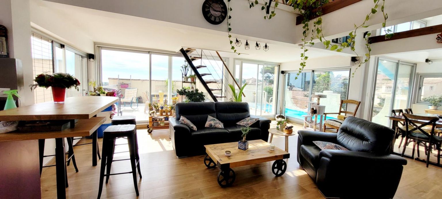 SAINT PIERRE LA MER Duplex avec Rooftop, piscine et vue mer à Saint Pierre La Mer 2
