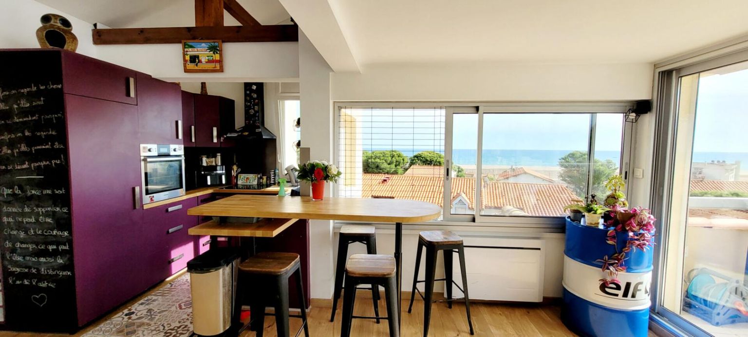 SAINT PIERRE LA MER Duplex avec Rooftop, piscine et vue mer à Saint Pierre La Mer 3