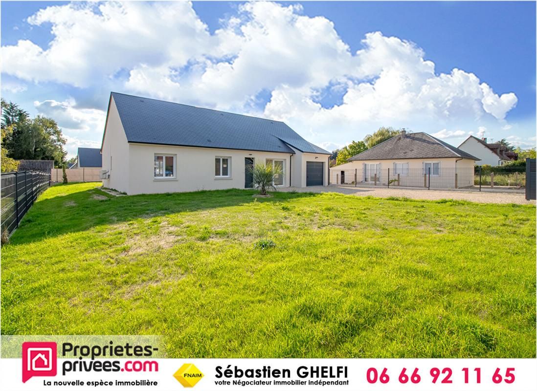 Soings en Sologne maison de plain-pied avec 3 chambres cellier et garage