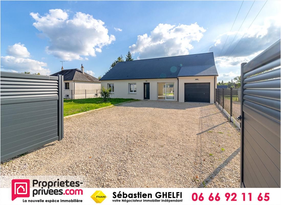 CONTRES Soings en Sologne maison de plain-pied avec 3 chambres cellier et garage 2