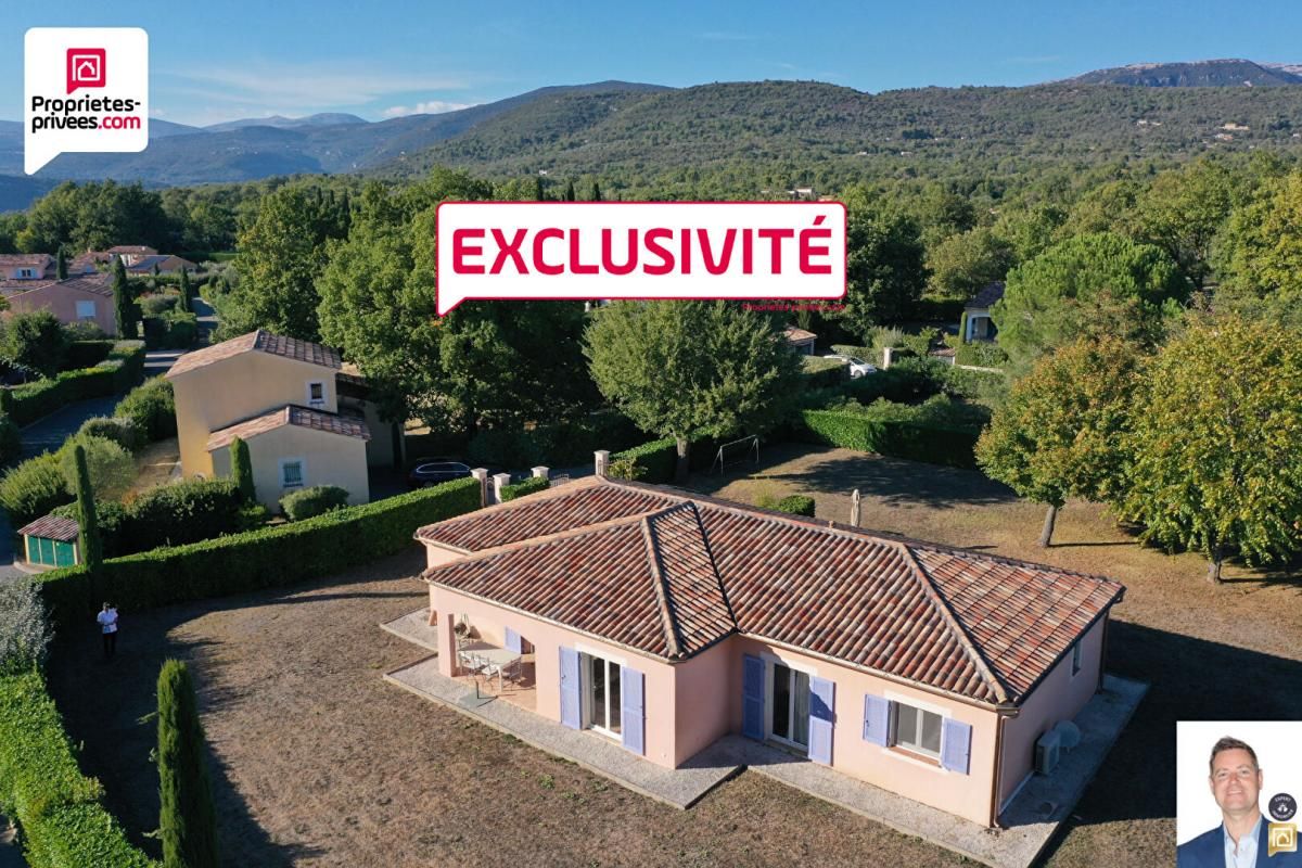 SAINT-CEZAIRE-SUR-SIAGNE VILLA DE PLAIN PIED 4 PIECES 3 CHAMBRES AVEC GARAGE ET TERRAIN DE 1450 M2 1