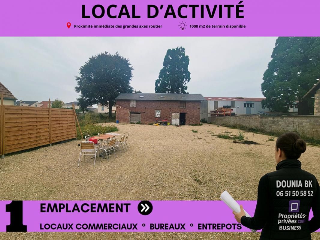 VILLERON 95 VILLERON - LOCAL D'ACTIVITE 200 M², 1.000 m² de terrain 1