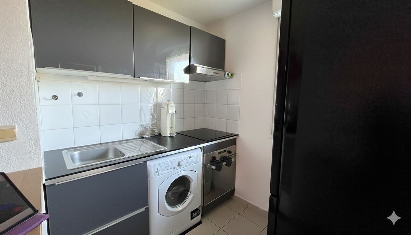 MARSEILLE-14E-ARRONDISSEMENT Investissement locatif  - Appt T2 loué - résidence avec piscine -  13014 Marseille 4