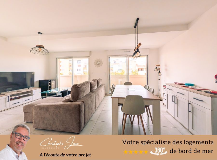 PORT LEUCATE T3 avec terrasse 44m2 garage et cellier 1
