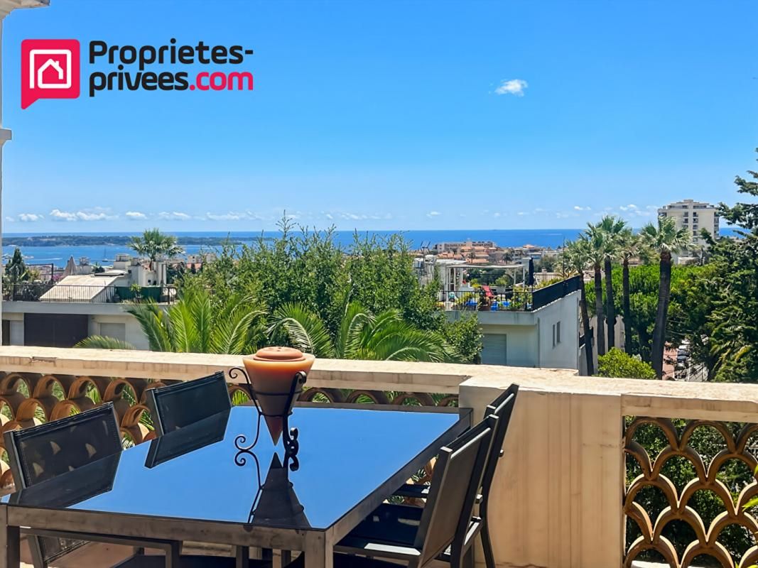 CANNES Cannes : Appartement bourgeois, terrasse vue mer et extension possible 1