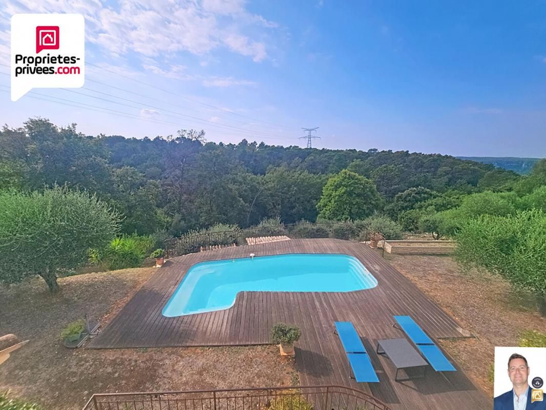 SAINT-CEZAIRE-SUR-SIAGNE GRANDE VILLA D'ENVIRON 170 M2 AVEC VUE DEGAGEE ET GRAND TERRAIN PAYSAGER DE 5050 M2 3