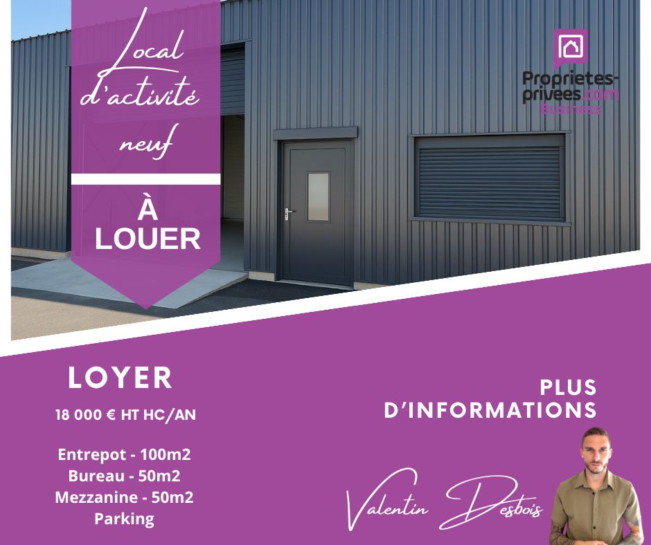 CARCASSONNE SECTEUR CARCASSONNE - LOCAL D'ACTIVITE NEUF- BUREAU - ENTREPOT 1