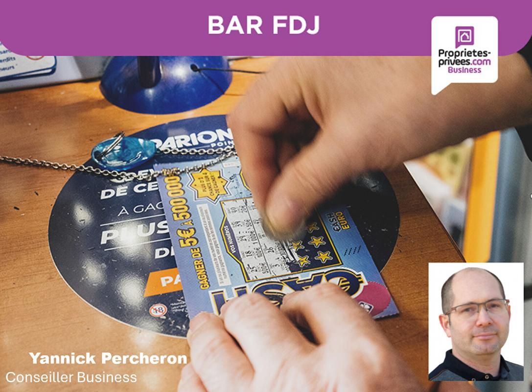LONGUE-JUMELLES BAR TABAC FDJ LOTO avec TERRASSE ET LOGEMENT T4 3
