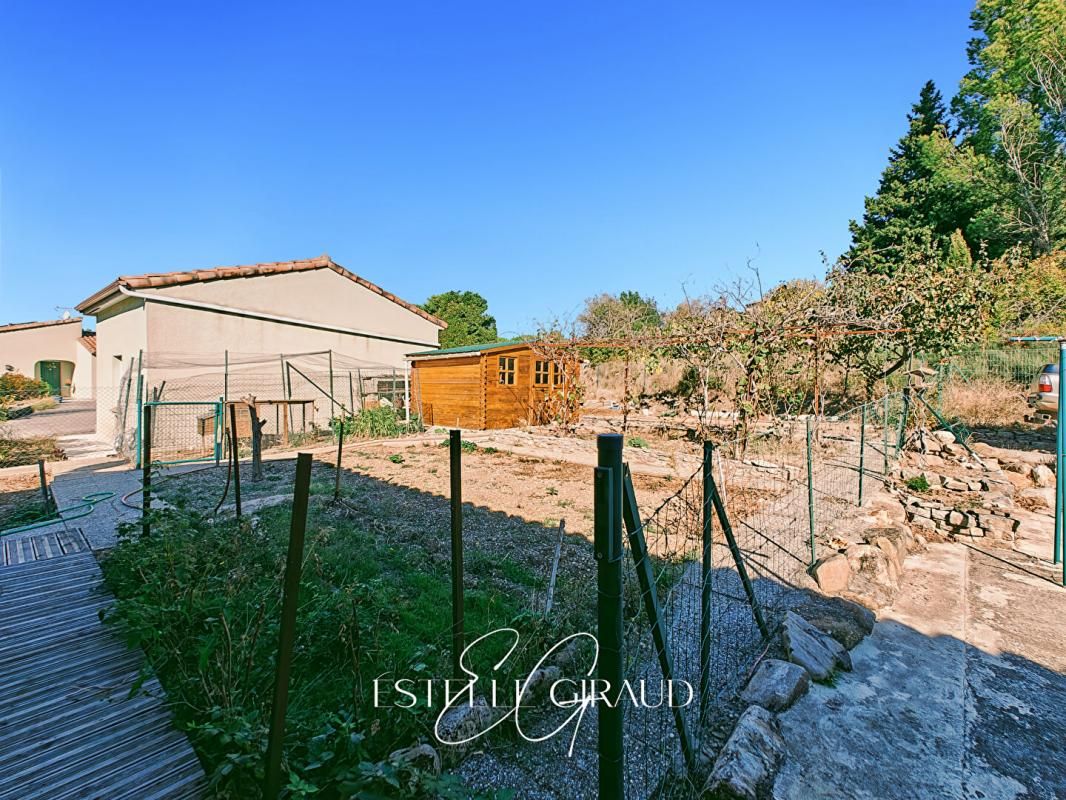 VILLENEUVE-MINERVOIS Maison en bois aménagement PMR, T3, garage, jardin 3