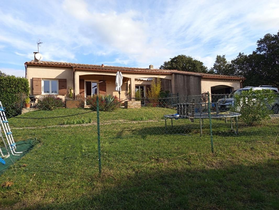 Villa plain pied 94m² sur terrain de 1200m² Montségur sur Lauzon 225 000HAI
