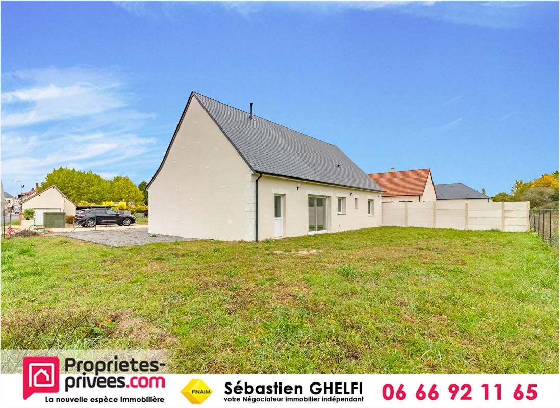 GY-EN-SOLOGNE maison de plain pied avec 3 chambres cellier et garage 1