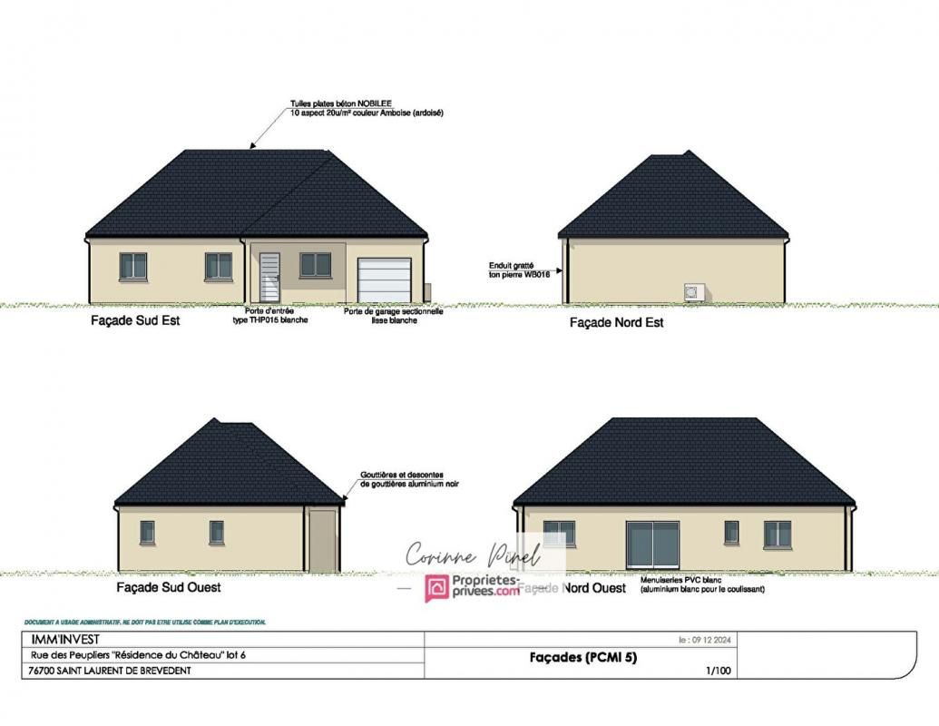 SAINT-LAURENT-DE-BREVEDENT Maison neuve de Plain Pied 4