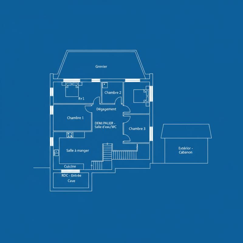 SAINT-GUIRAUD Maison Saint Guiraud 4 pièce(s) 67 m2 2