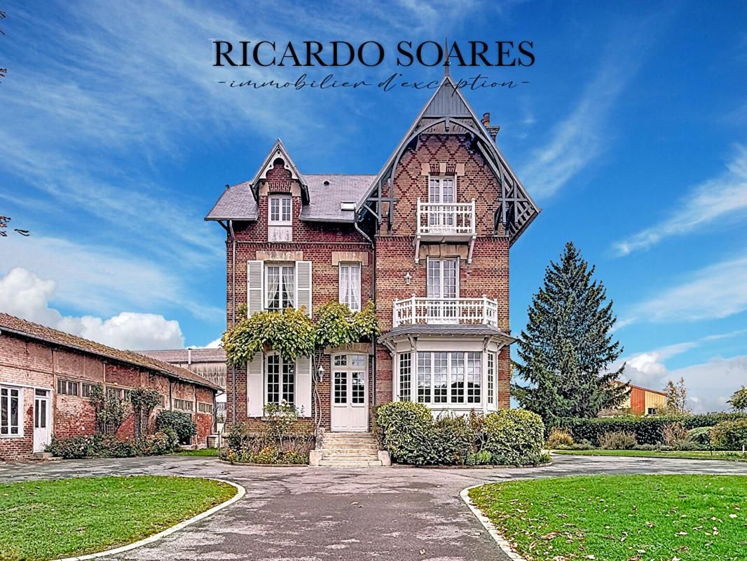 PONT-SAINTE-MAXENCE 60700 PONT-SAINTE-MAXENCE - MAISON DE CHARME 219m² AU BORD DE L'OISE / 6 CHAMBRES / GARAGE / TERRAIN 2865m² 1