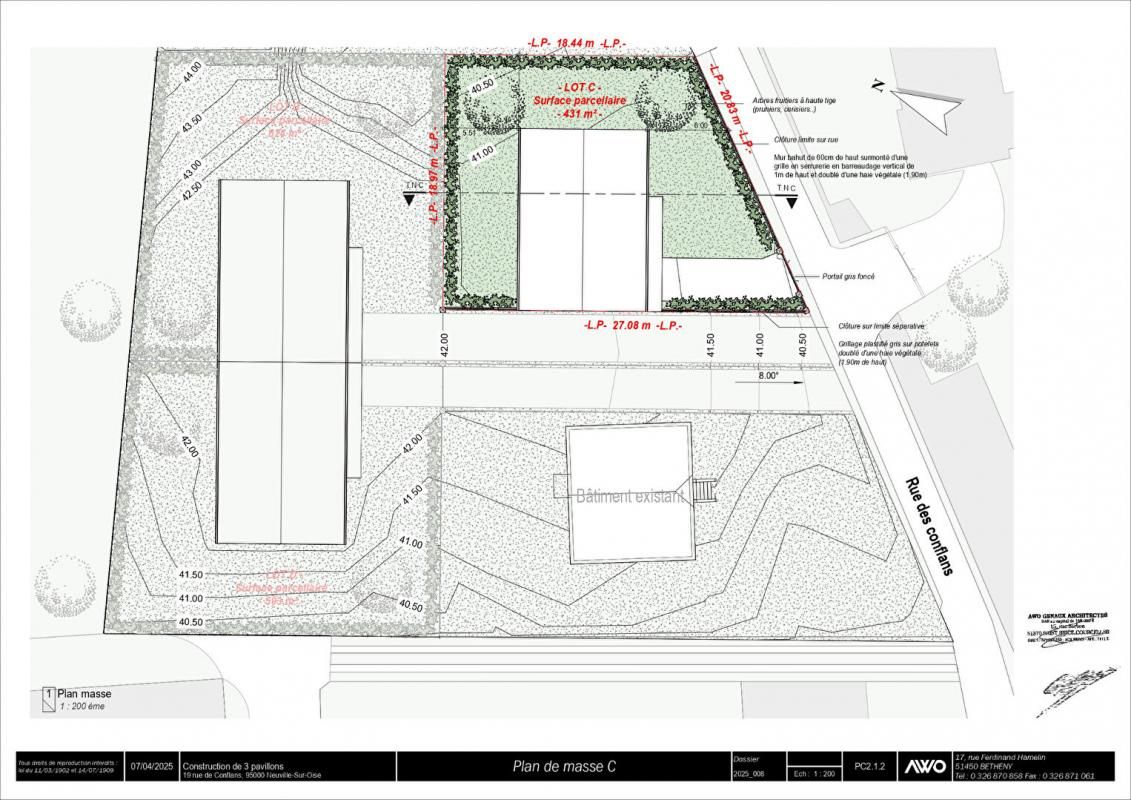 NEUVILLE-SUR-OISE Terrain à bâtir de 393 m2 avec Permis de Construire à Neuville-Sur-Oise 3