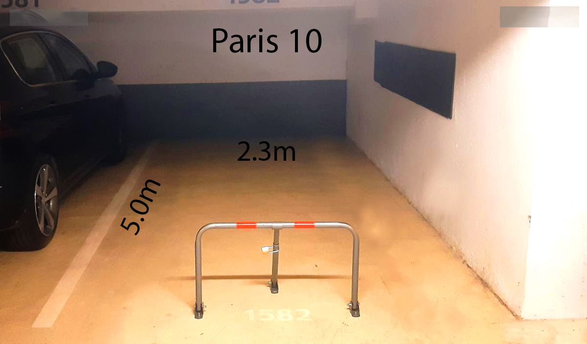 Place de parking - Gare de l'Est / Canal Saint-Martin - Paris 10ème - 11.5 m2