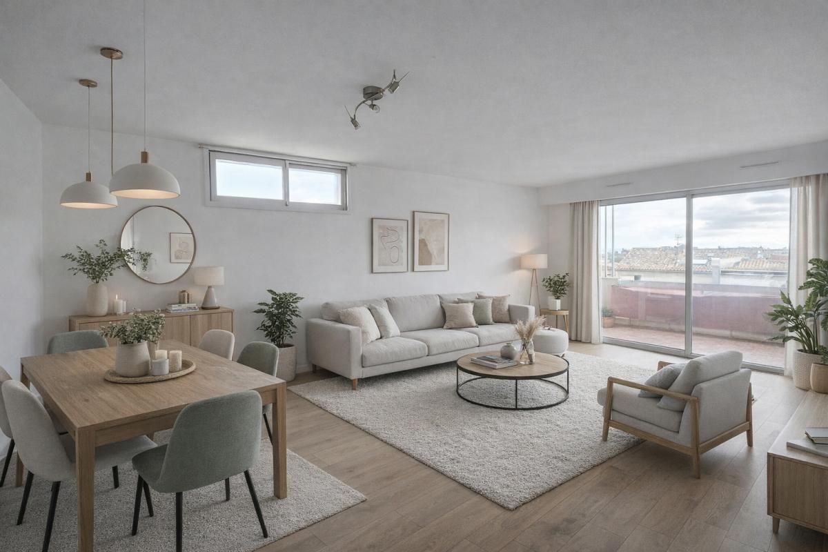 CARQUEIRANNE Carqueiranne coeur de ville - T3, 70 m², balcon vue mer, 2 places de pkgs 3