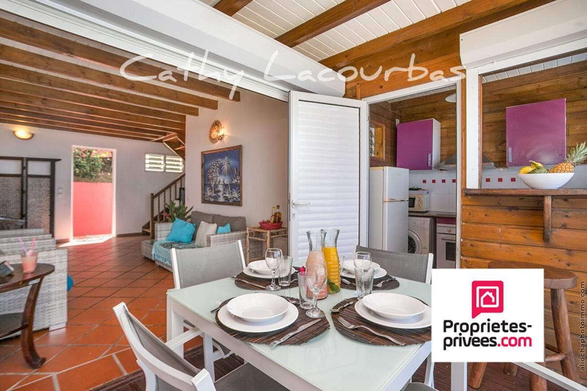 BOUILLANTE Superbe Appartement T3 Duplex ,vue mer exceptionnelle et piscine- Bouillante 4