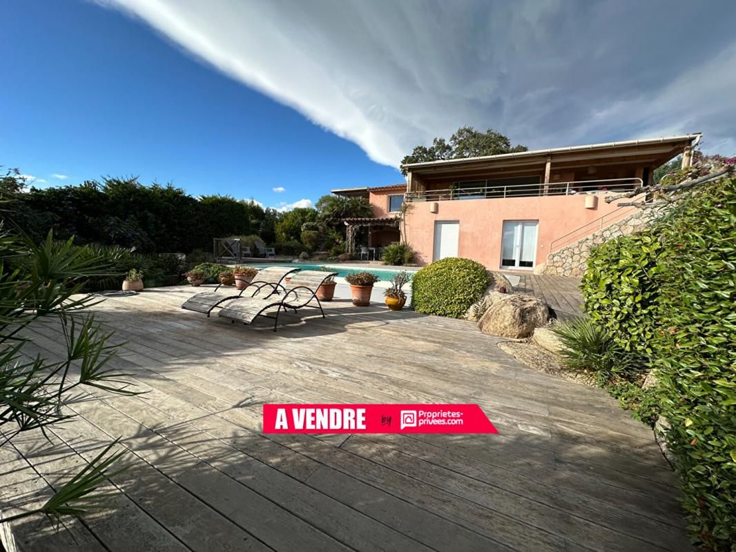 ZONZA Villa T5 avec piscine et VUE MER - 20144 STE LUCIE DE PORTO-VECCHIO  - CORSE  DU SUD - FRANCE 2