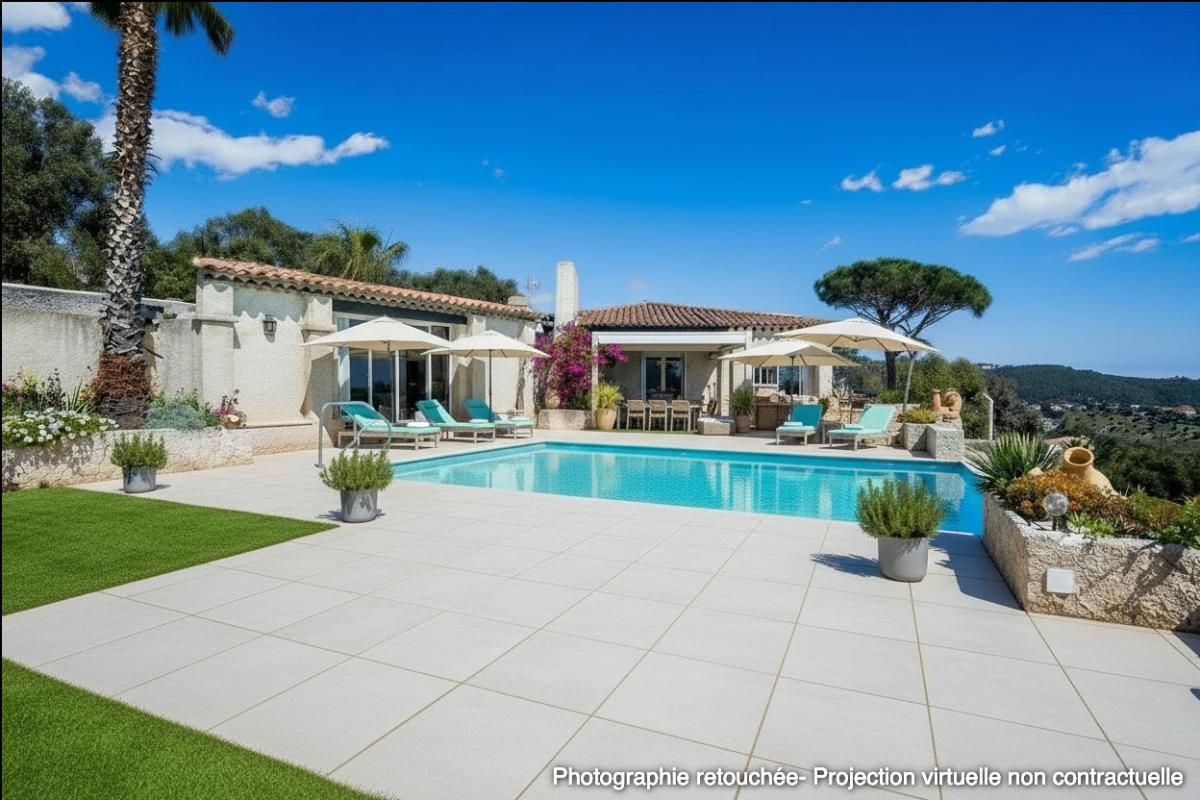 ROQUEBRUNE-SUR-ARGENS Vue mer à 180°- Demeure de 7 pièce(s) -LES ISSAMBRES 3