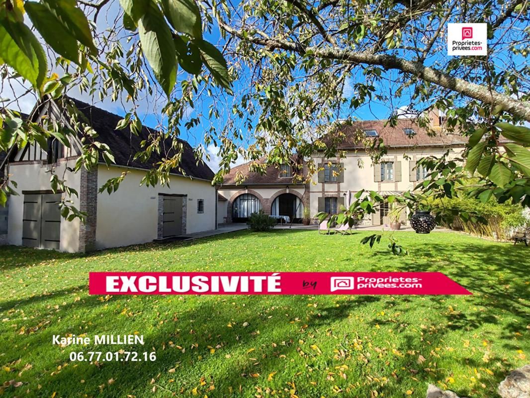 MUZY 27659 Maison de caractère - 2 étages - 5 chambres - Terrain - Garage - 395000  HAI