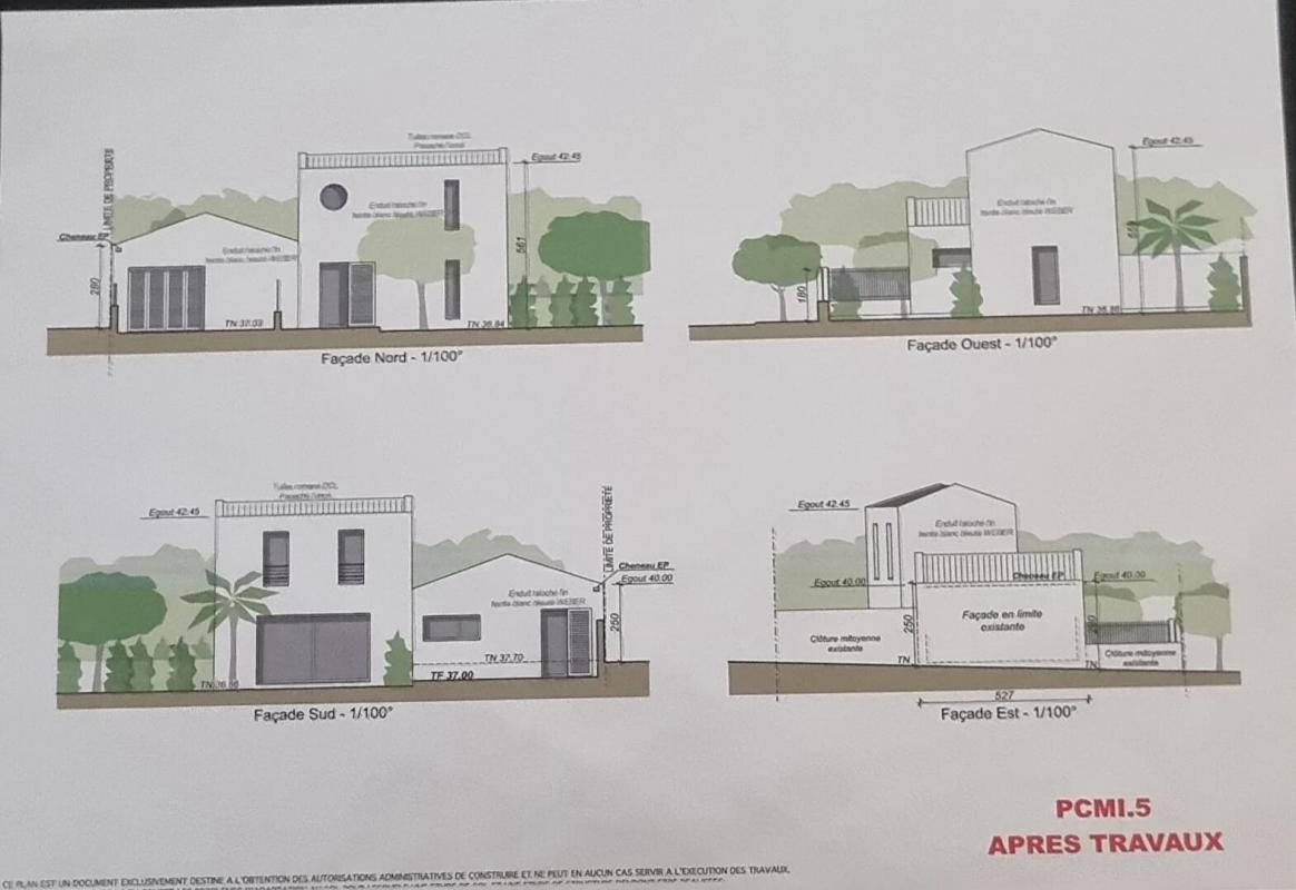 BANDOL Terrain  264 m2 avec Permis de construire obtenu 3
