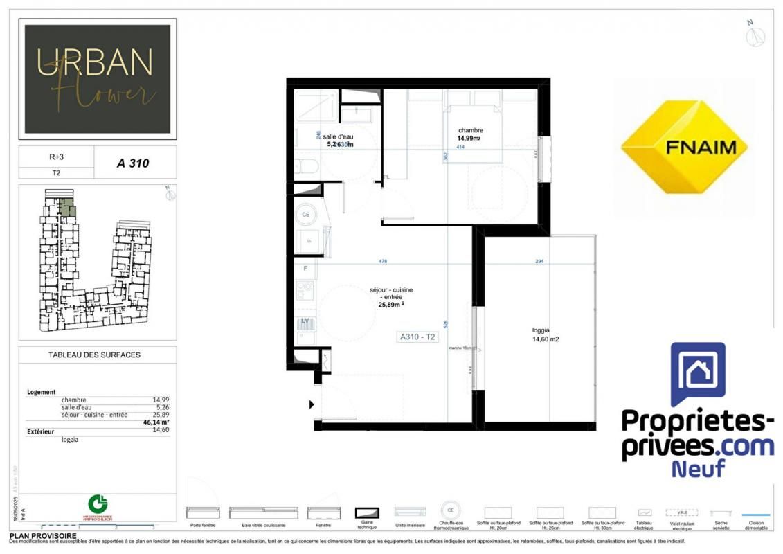 NARBONNE FRAIS DE NOTAIRE OFFERTS POUR CE 2 pièce(s) 46.14 m2 1