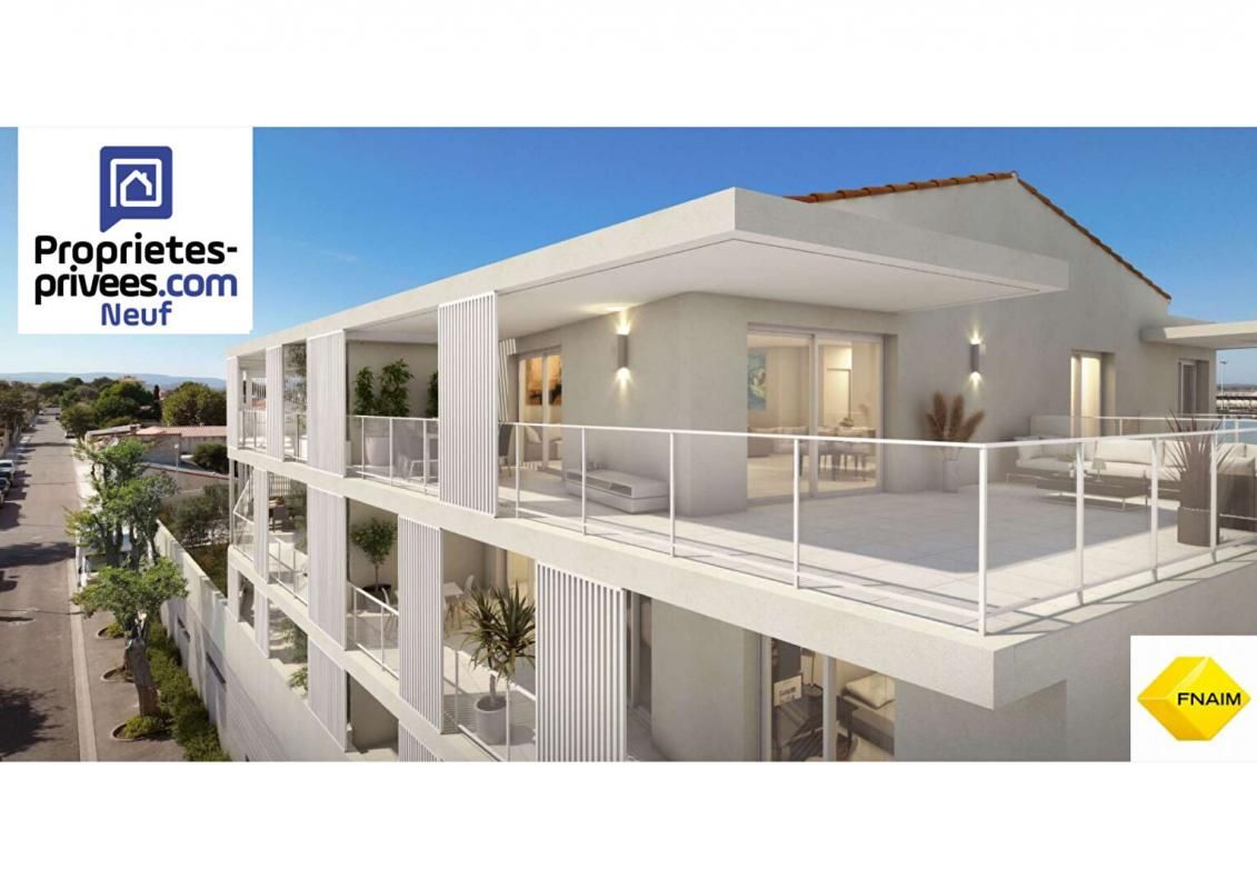 PORT-LA-NOUVELLE Port La Nouvelle 4 pièce(s) 78.56 m2 avec terrasse de 77,53 m2 4