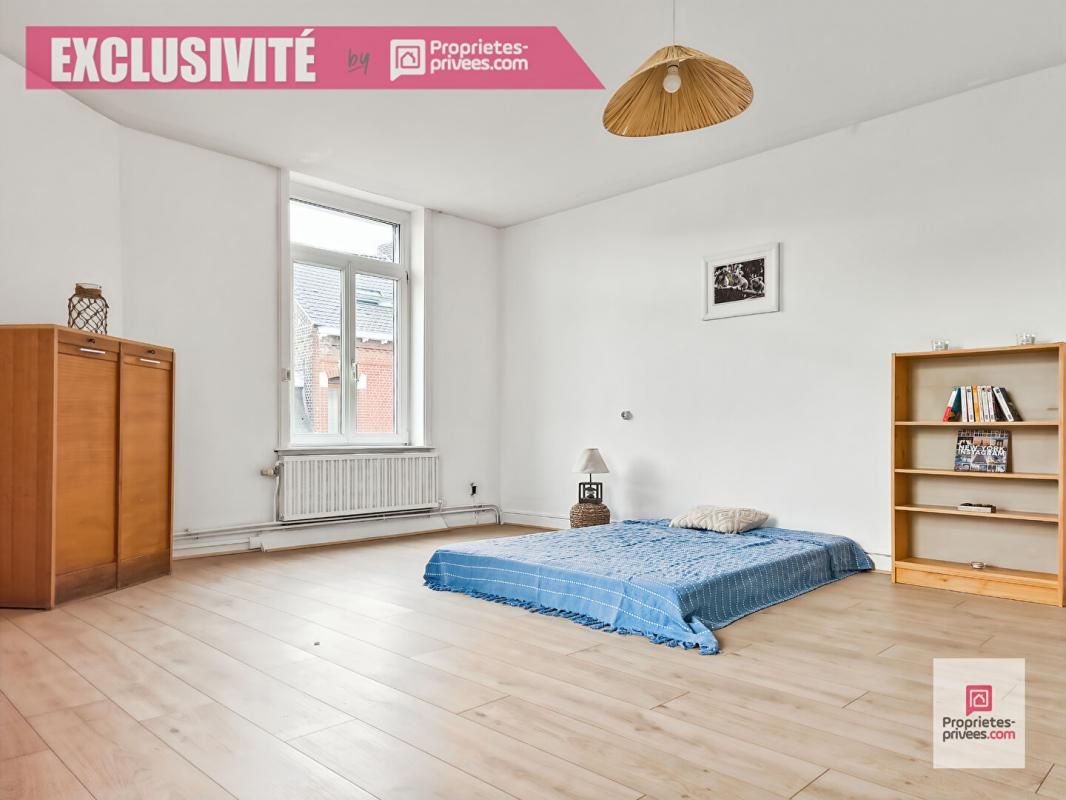 WATTRELOS WATTRELOS proche Centre, maison de 143 m2 de type semi plain pied avec 4 chambres, jardin, grenier aménageable 4