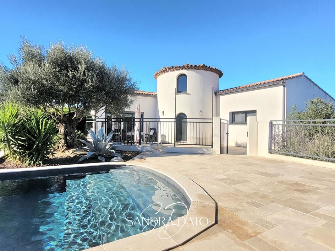 VILLEMOUSTAUSSOU MAISON VILLEMOUSTAUSSOU - PLAIN PIED- 3 CHAMBRES - 1 STUDIO INDEPENDANT - CLIMATISATION - PISCINE - GARAGE 4