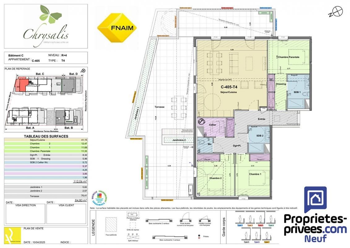 NARBONNE MAGNIFIQUE APPARTEMENT DE DERNIER ETAGE DANS UNE RESIDENCE DE STANDING 3