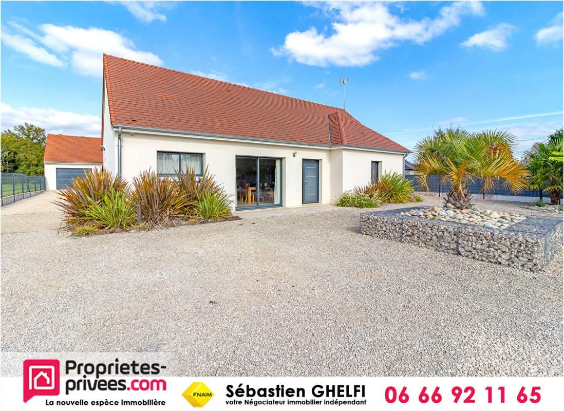 COUR-CHEVERNY maison de plain-pied avec 3 chambres-garage-appentis-terrain de 2880 m² 3