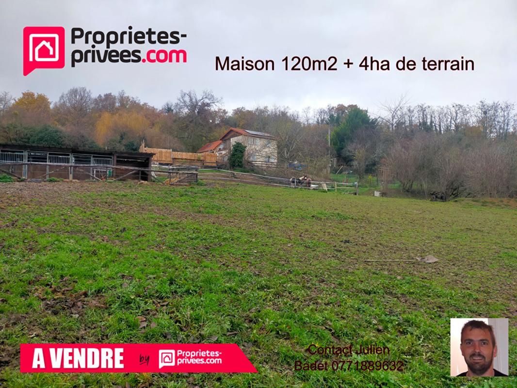 Maison Chaptuzat 5 pièce(s) 120 m2 environs + 4ha de terrain avec source