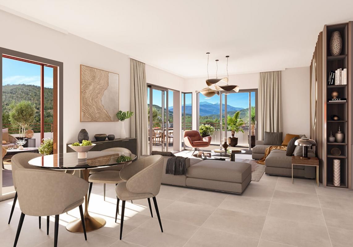 CERET CERET "TOIT TERRASSE 4 pièces de 100m2 avec terrasse, garage double, parking et cave 2