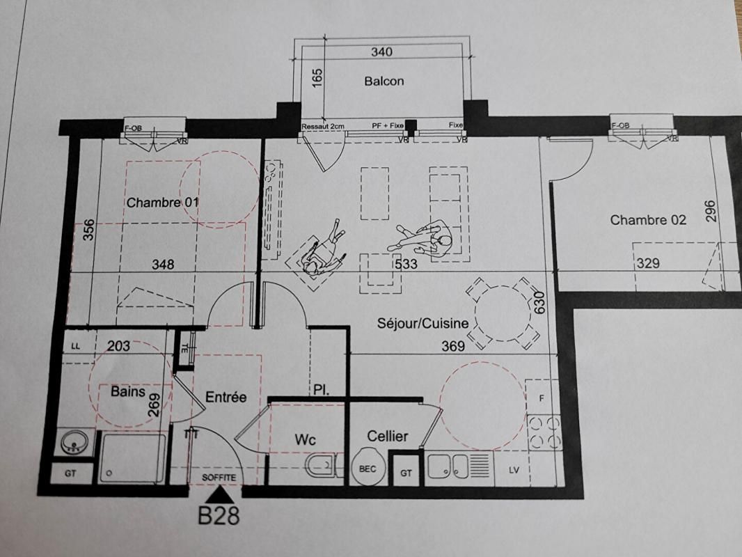ORCHIES ORCHIES Appartement T3 2e étage avec balcon 1