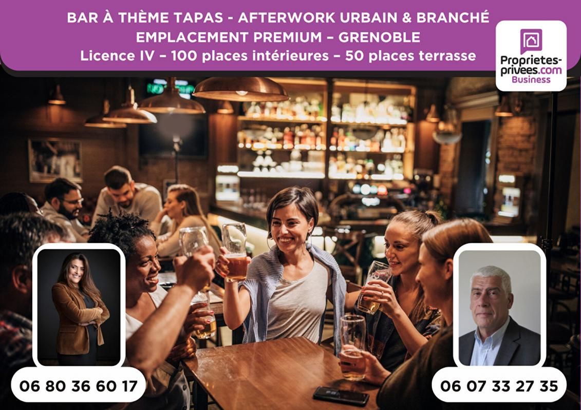 GRENOBLE GRENOBLE - BAR TAPAS & BIÈRES AFTERWORK, 130 PLACES, EMPLACEMENT PREMIUM 1