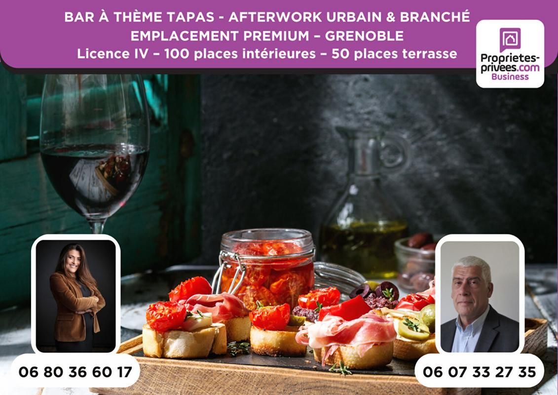 GRENOBLE GRENOBLE - BAR TAPAS & BIÈRES AFTERWORK, 130 PLACES, EMPLACEMENT PREMIUM 3