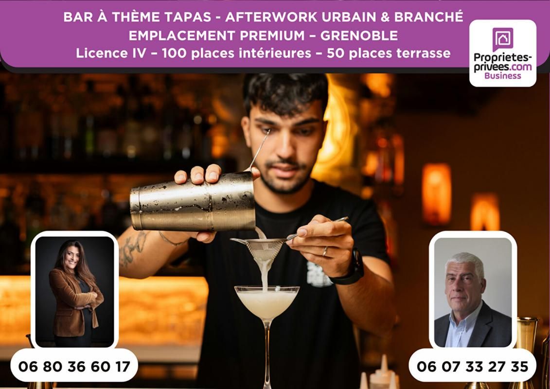 GRENOBLE GRENOBLE - BAR TAPAS & BIÈRES AFTERWORK, 130 PLACES, EMPLACEMENT PREMIUM 4