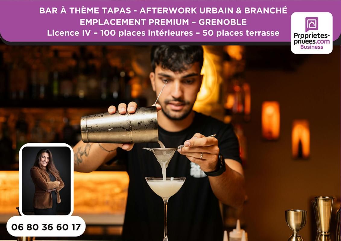 GRENOBLE GRENOBLE - BAR TAPAS & BIÈRES AFTERWORK, 130 PLACES, EMPLACEMENT PREMIUM 3