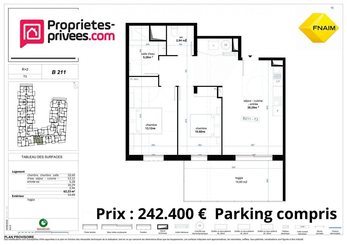 NARBONNE QUARTIER RESIDENTIEL - Appartement 3 pièce(s) 62.96 m2 4