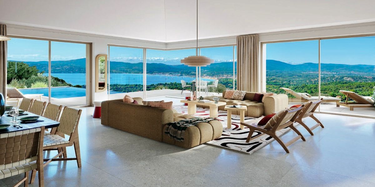 SAINT-TROPEZ Villa en baie de Saint Tropez 7 pièces  Roof Top Piscine Guest house et jardin privatif 2