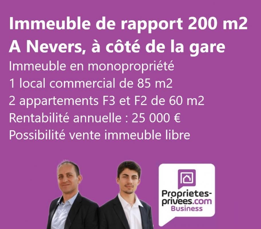 NEVERS CENTRE - IMMEUBLE DE RAPPORT 200 M2