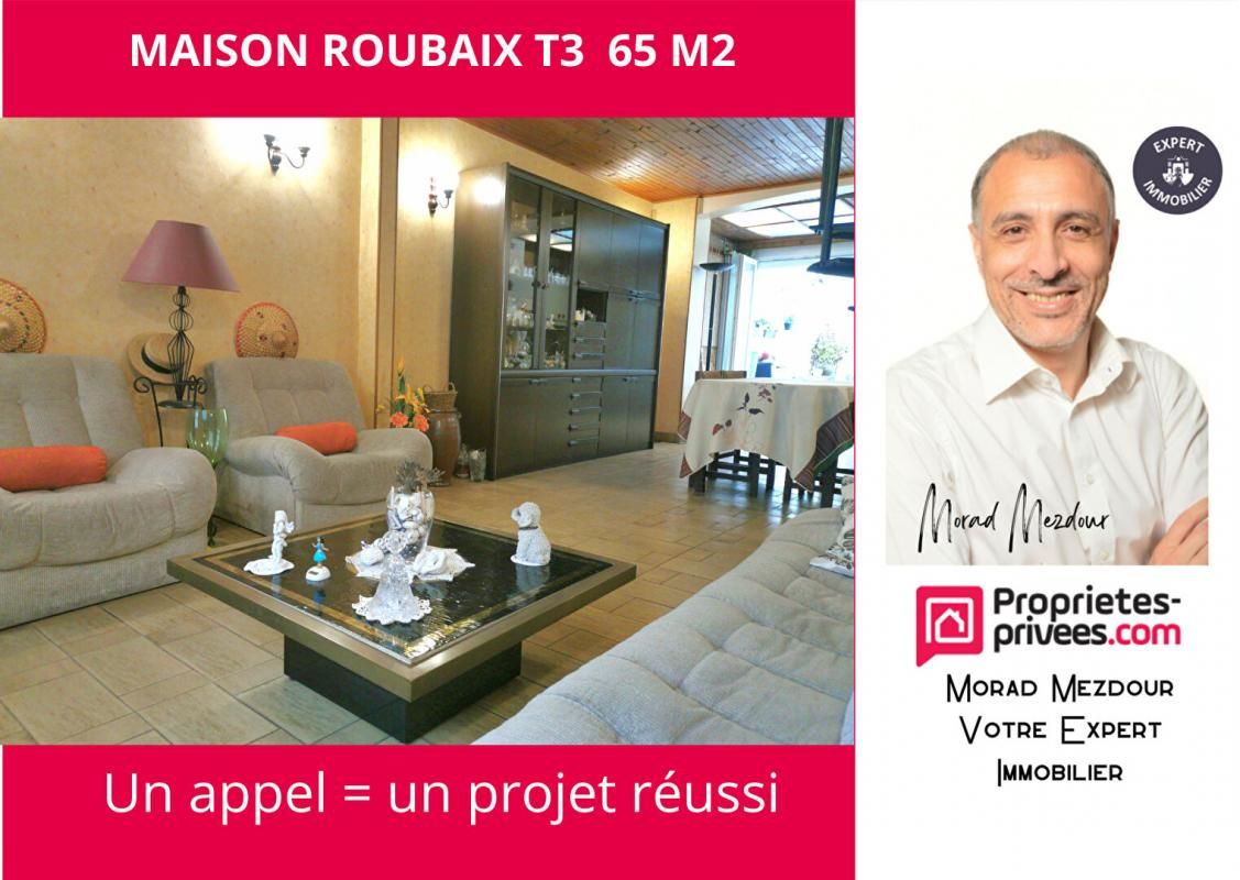 ROUBAIX Maison de 3 pièces à Roubaix 59100 1