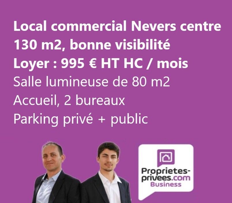 NEVERS NEVERS CENTRE - LOCAL COMMERCIAL130 M² 1