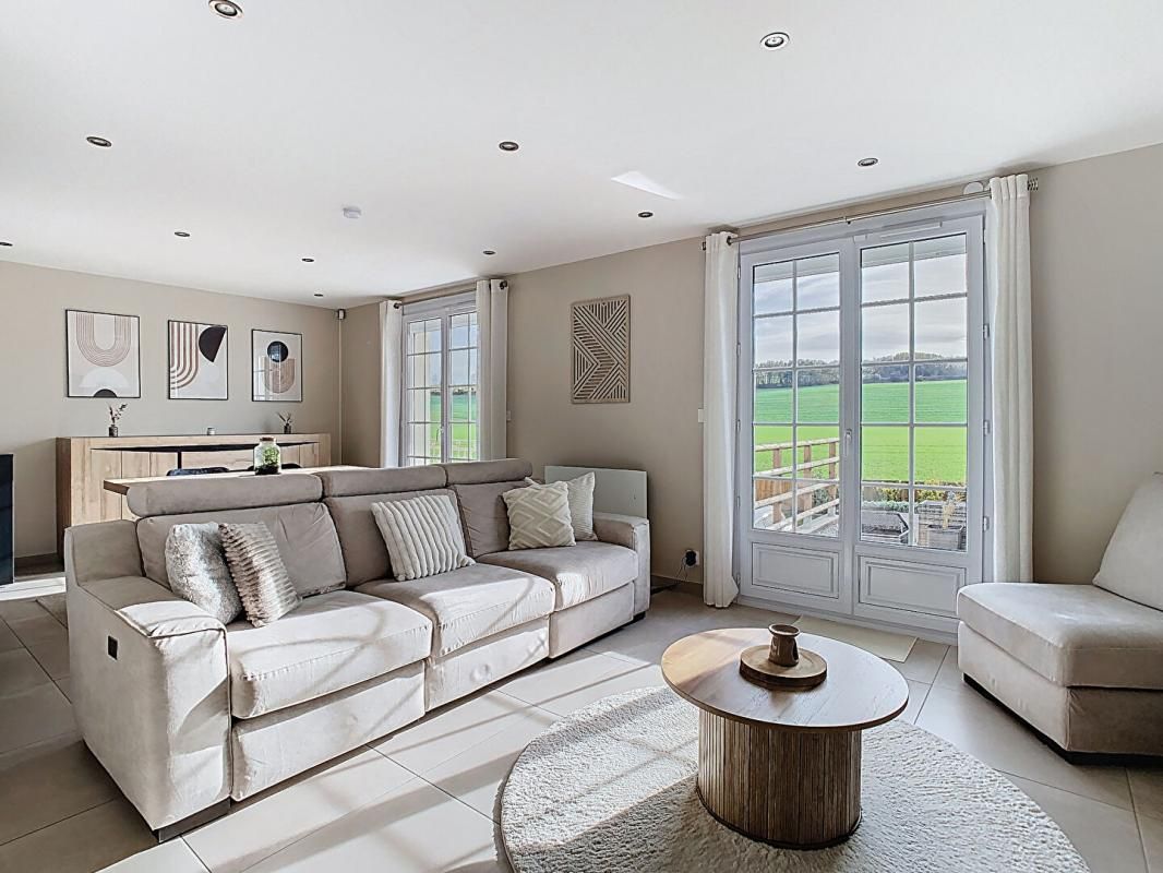 MONTIERS PAVILLON INDEPENDANT - 130M² - 3 CHAMBRES - SOUS SOL TOTAL AVEC GARAGE - JARIDN - 60190 MONTIERS 3