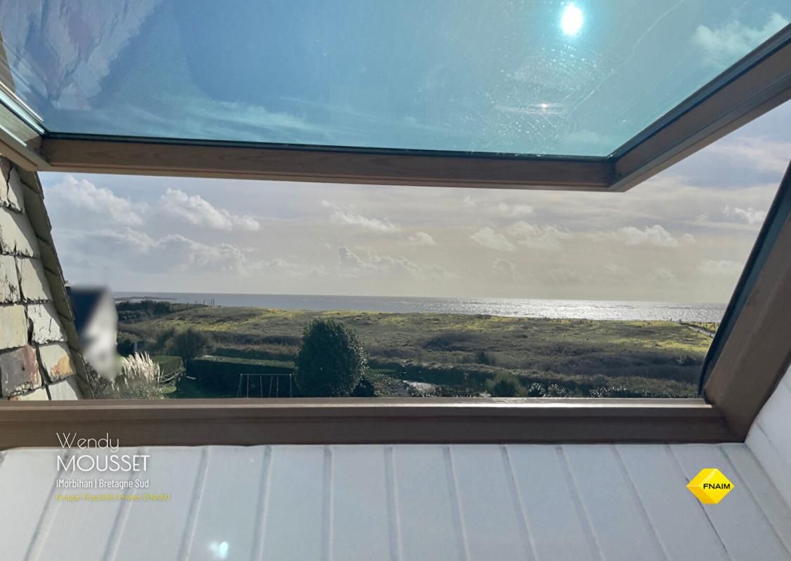 SARZEAU Propriété atypique vue mer 180° degrés accès direct à la plage 4