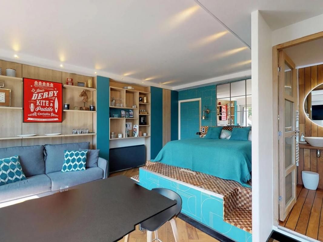 LA BAULE-ESCOUBLAC Charmant studio rénové avec balcon et vue latérale mer  - La Baule - Notre Dame / Marché 4